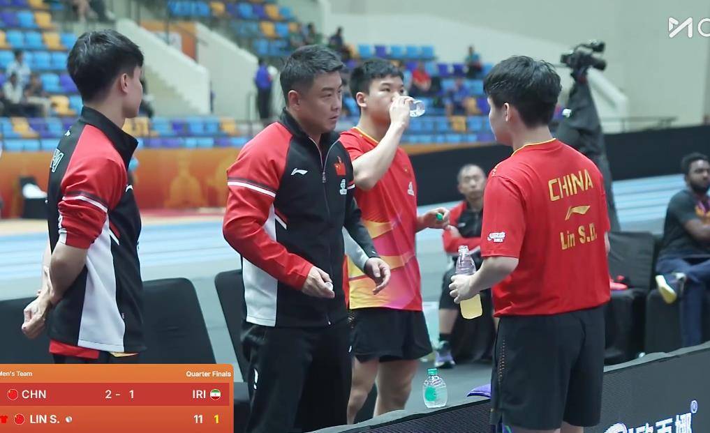 锁定胜局, 比赛给蒯曼, 男团好不容